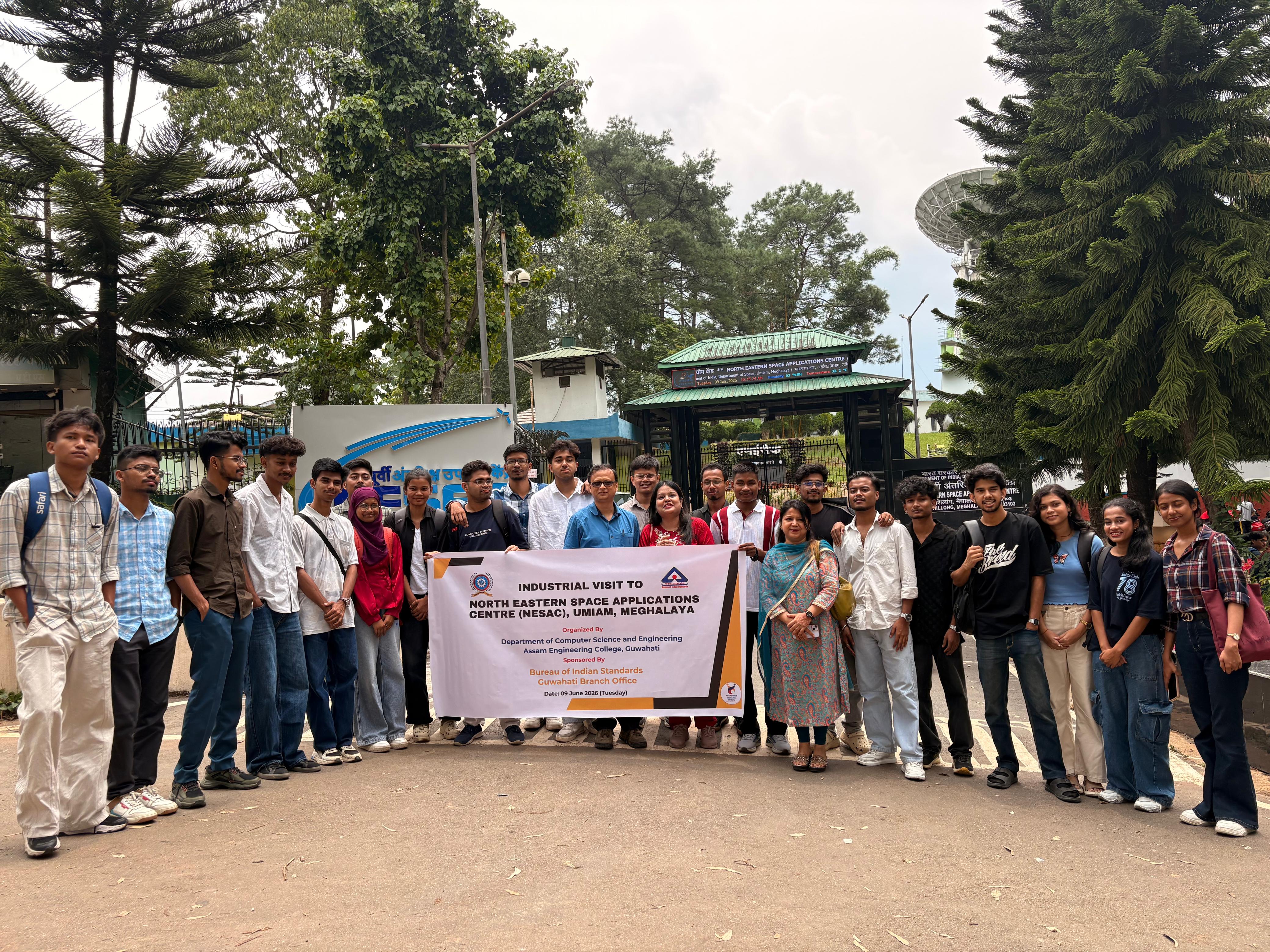 Industrial Visist to NESAC , Shillong